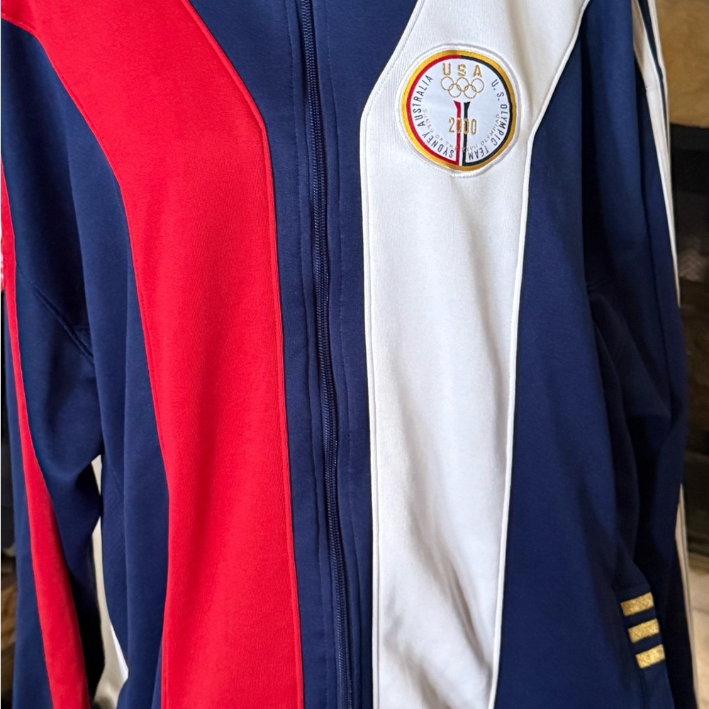Vintage Adidas USA Olympics Team Sydney 2000 Track Jacket Men’s X-Large Preloved